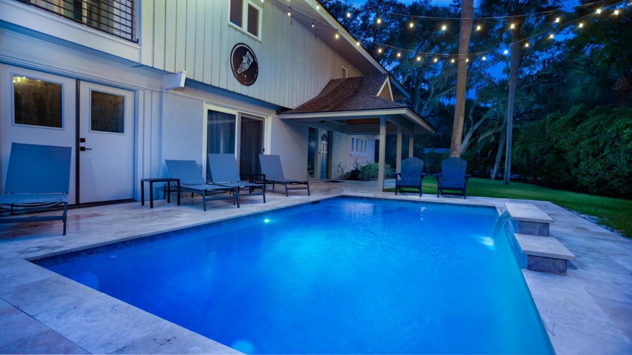 Luxury Beach House - 2Min Walk To Beach - Private Pool - Group & Dog Friendly Hilton Head Island Zewnętrze zdjęcie