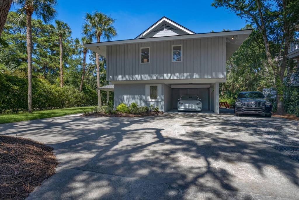 Luxury Beach House - 2Min Walk To Beach - Private Pool - Group & Dog Friendly Hilton Head Island Zewnętrze zdjęcie