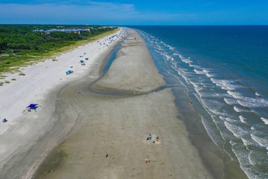 Luxury Beach House - 2Min Walk To Beach - Private Pool - Group & Dog Friendly Hilton Head Island Zewnętrze zdjęcie