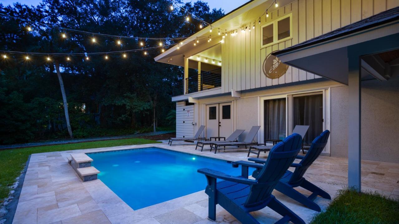Luxury Beach House - 2Min Walk To Beach - Private Pool - Group & Dog Friendly Hilton Head Island Zewnętrze zdjęcie